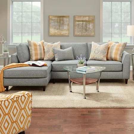 2-Piece Sectional Sofa with Left Arm Facing Chaise